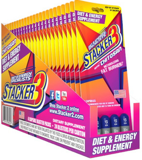 Stacker 3 Ephedra Free Fat Burner Packets