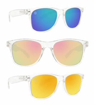 Classic Style Sunglasses With Clear Frame 12/bx