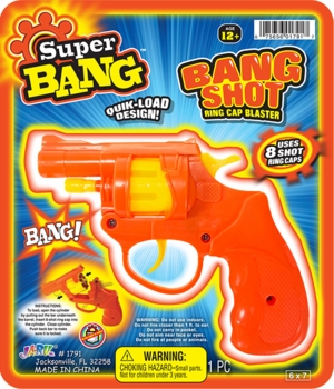 JA-RU Super Bang Cap Gun Toy 6/bx
