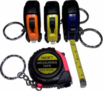 Tape Measure Keychain 12/bx