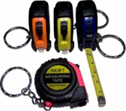 Tape Measure Keychain 12/bx