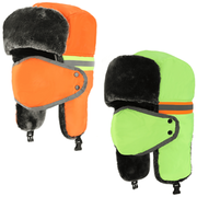 Trapper Hat With Mask Neon Color 12/bx