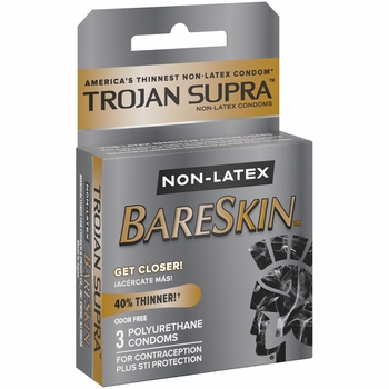 Trojan Supra Bareskin 3pk 12/bx