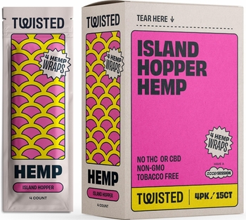 Twisted Hemp Wraps Island Hopper 15/Bx