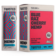 Twisted Hemp Wraps Blue Raz Cherry4/99 15/bx