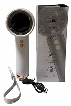 High Speed Rechargeable Hand Fan 6/bx (Color may vary)