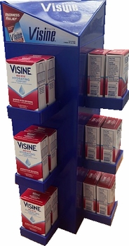Visine Eye Drops 0.28 fl oz 12/ct Display