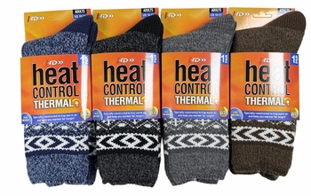 Mens Jacquard Pattern Socks 12/bx