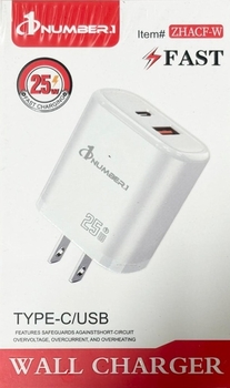 Fast Charging Dual Wall Charger Box 12/bx
