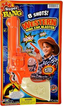 Western Cap Toy Gun 6/bx
