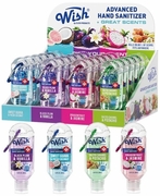 Wish Scented Assorted Hand Sanitizer w/ Colored Carabiner 24/Display