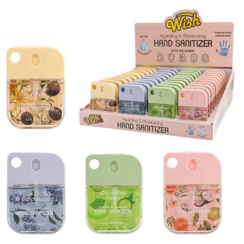 Wish Scented Hand Sanitizer 1.2oz 40ct/Display Assorted 60381