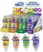 Wish Scented Assorted Hand Sanitizer w/ Colored Carabiner 24/Display
