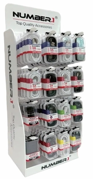 106pc Individually packed Phone Accessory Display