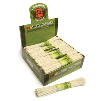 Smokin Clean Pipe Cleaner Hard Bristle 24ct 24/bx