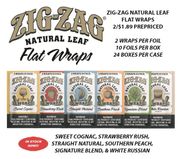 ZIG-ZAG NATURAL LEAF FLAT WRAPS 2/$1.89 10/BX