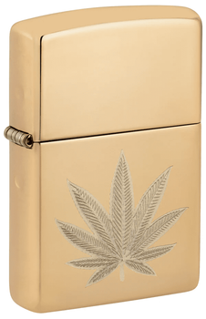 Zippo Cannabis Leaf Design Retail $41.95