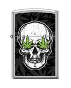 Zippo Custom 205 Skull/weed 29.95