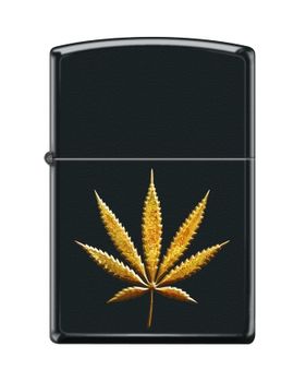 Zippo Custom Gold Leaf Blk Matte 29.95