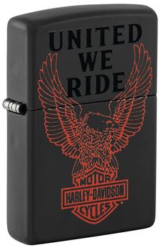Zippo HarleyDavison BlkMatteRetail $40.95