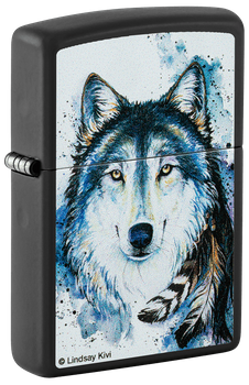 Zippo Lindsay Kivi Wolf 48936 (Retail $33.95)