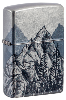 Zippo Mountain Sketch Design Retail $45.95
