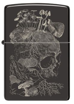 Zippo Mushroom Skull(Retail $36.95)