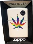Zippo Pride Leaf White Matte(Retail $29.95)