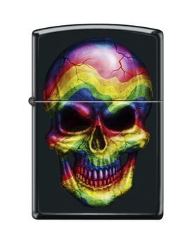 Zippo Skull Pride Blk MatteRetail $29.95)