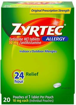 Zyrtec Allergy Relief 20/1pk