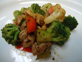 Jerk Chicken & Vegetables Stir Fry