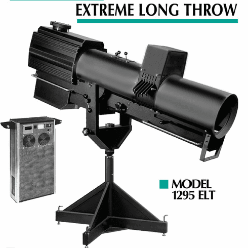 1295 ELT 3-4K Extreme Long Throw Spotlight