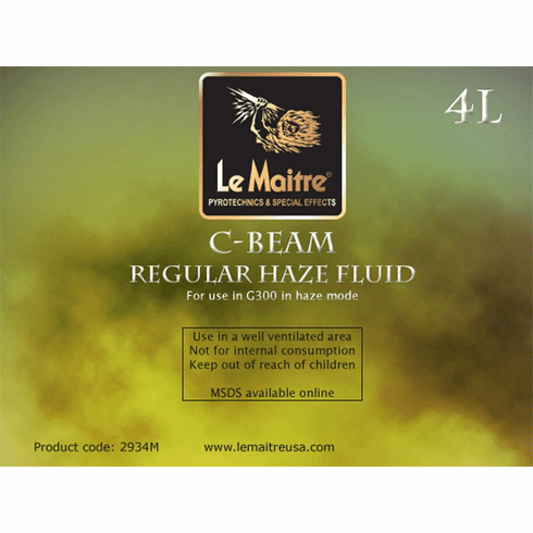 C-Beam G300 Haze Fluid - Case of Four 4L Bottles