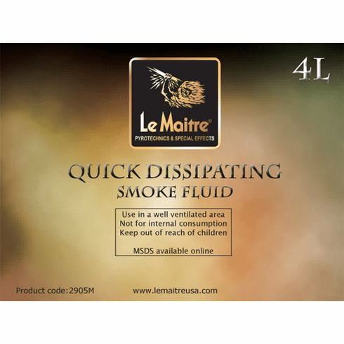 Quick Dissipating Fog Fluid - Case of Four 4L Bottles