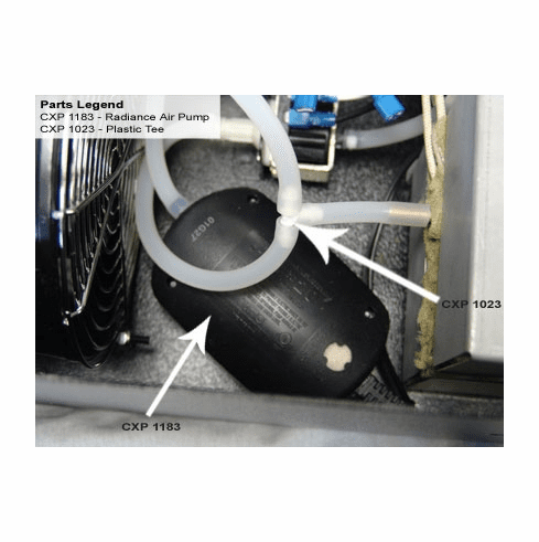 Radiance Hazer 1/8 x 1/8 Plastic Tee - #CXP-1023 