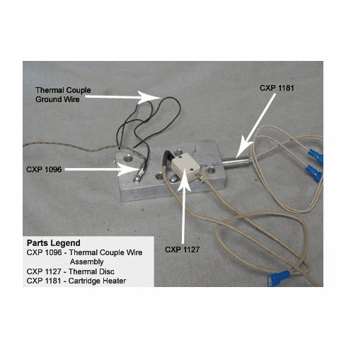 Radiance Hazer 3/8 x 4" 500W Cartridge Heater 110V - #CXP-1181