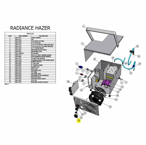 Radiance Hazer Fuse Powered Entry Module - #CXP-2802