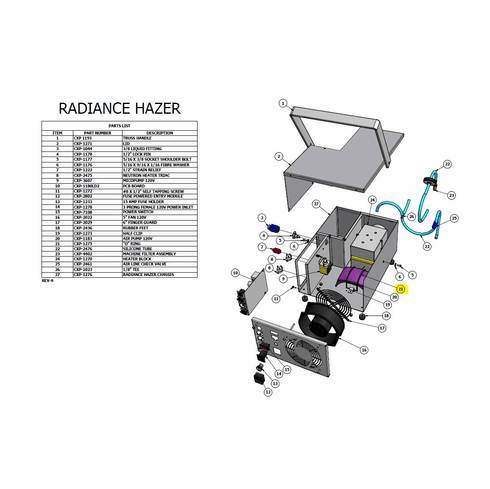 Radiance Hazer O-Ring for Air Pump - #CXP-1275