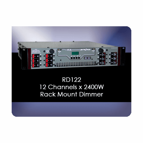 RD122 12 Channel x 2400W Rack Mount Dimmer