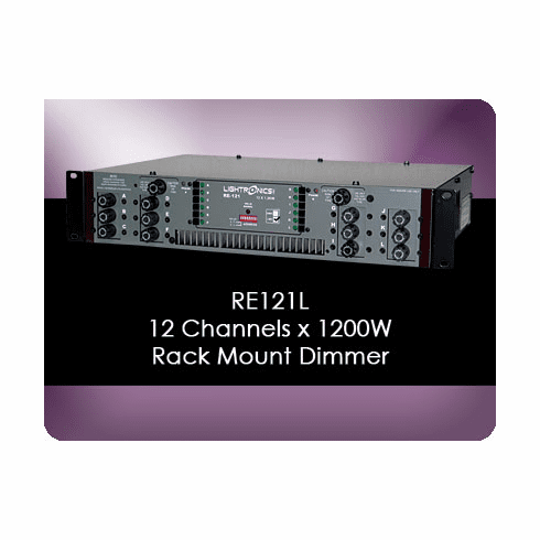 RE121L 12 Channel x 1200W Rack Mount Dimmer