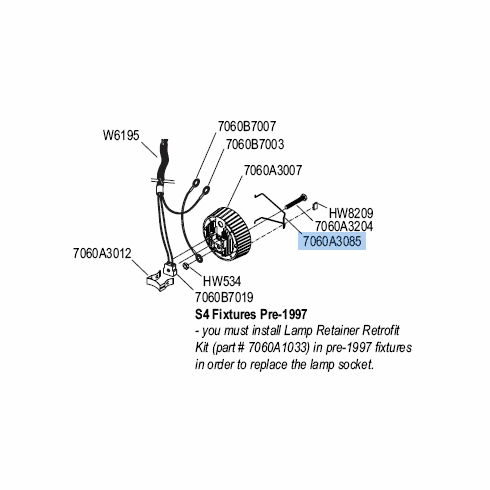 Source Four Ellipsoidal Lamp Retainer Wire - Pack of 10