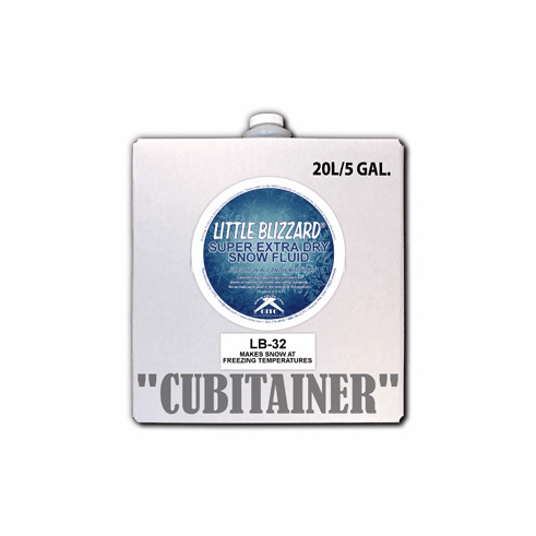 Super Extra Dry Little Blizzard Snow Fluid - 5 Gallon Cubitainer