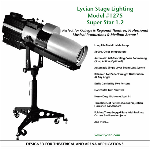 Super Star 1.2 Spotlight - Model 1275