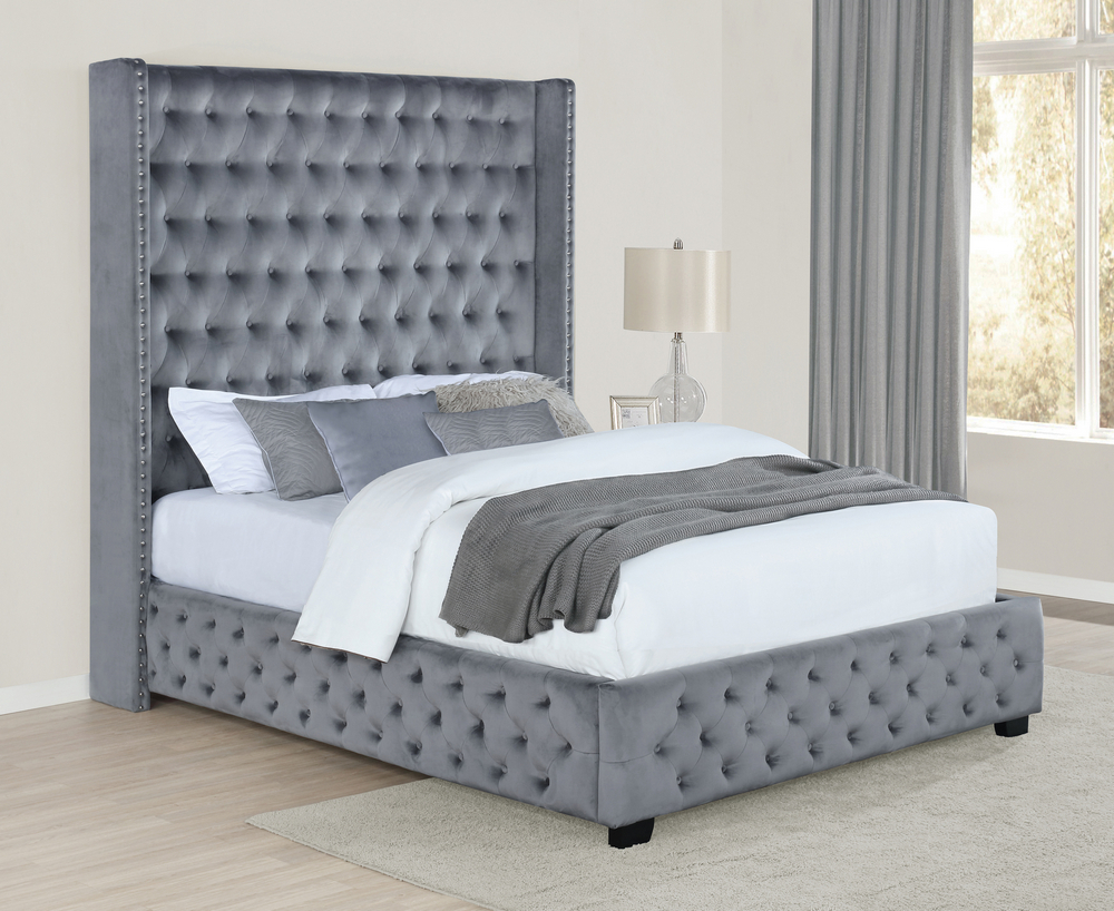 Tall Velvet Bed atelieryuwa.ciao.jp