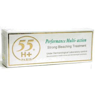 55H+ Performance Multi-Action Strong Bleaching Treatment Tube Cream 1.7oz