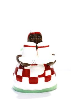 African American Heritage Figurine Aunt Jemina Collection Salt & Pepper Napkin Holder