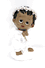 African American Heritage Figurine Little Boy Angel