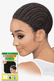 Amore Mio Cornrow Pro Cap Straight Back W/Comb Small