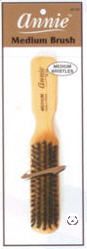 Annie Medium Bristle Wooden Brush