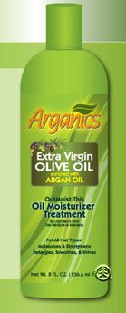 Arganics Oil Moisturizer Treatment 8oz EXTRA VIRGIN OLIVE OIL